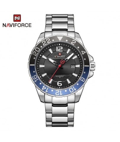 Naviforce Digital Analog Çelik Kayışlı Kol Saati 10015