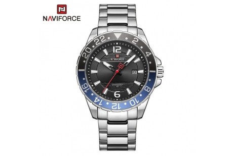 Naviforce Digital Analog Çelik Kayışlı Kol Saati 10015