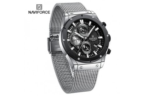 Naviforce Digital Analog Çelik Kayışlı Kol Saati 