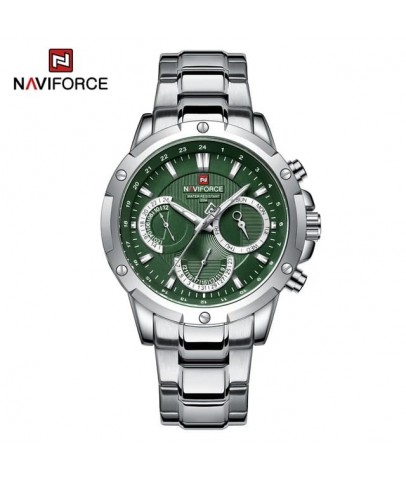 Naviforce Digital Analog Çelik Kayışlı Kol Saati 10018